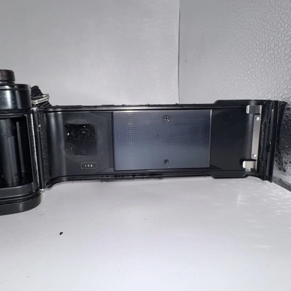Chinon LED Promaster 35mm SLR Film Camera with Two Lenses and A Flash Untested